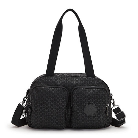 Kipling Cool Defea Printed Skulderveske Svarte | NO 1817QM